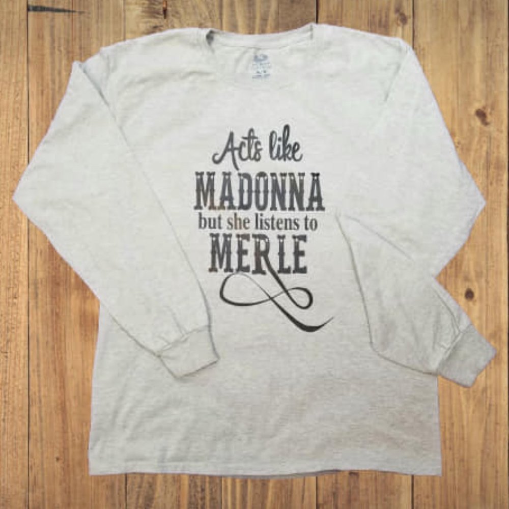 Grey Long Sleeve Graphic Tee